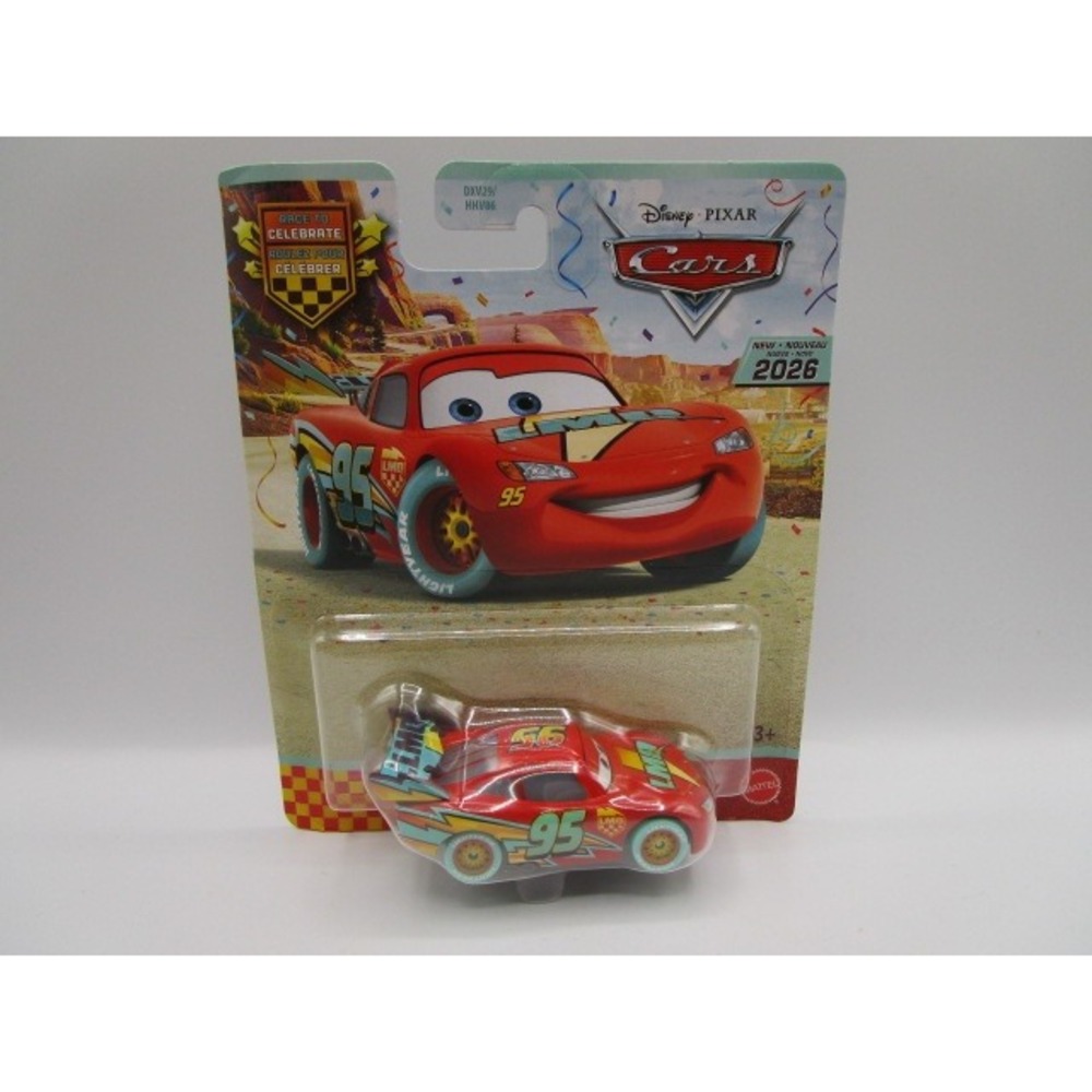 Disney Pixar Cars Lightning McQueen Race to Celebrate 20th Die-Cast Car Mattel